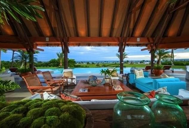 Villa La Caracola, a massive mansion in the Dominican Republic worth an estimated $18million (pictured), is believed the crown jewel in his portfolio
