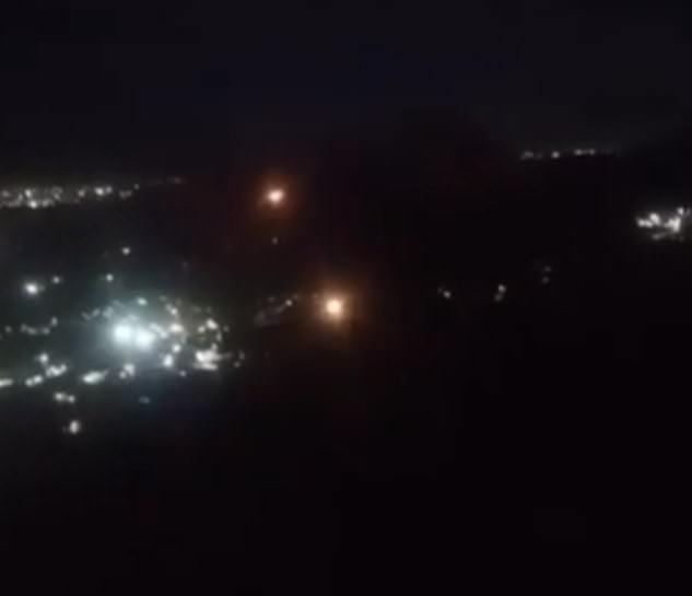 Footage shows Venezuelan security forces firing a missile from a Russian Igla MANPADS at an American helicopter near the Fuerte Tiuna military base in Caracas