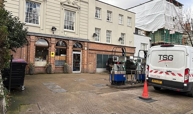 This north London service station might top the list as being the most 'bougie' local going