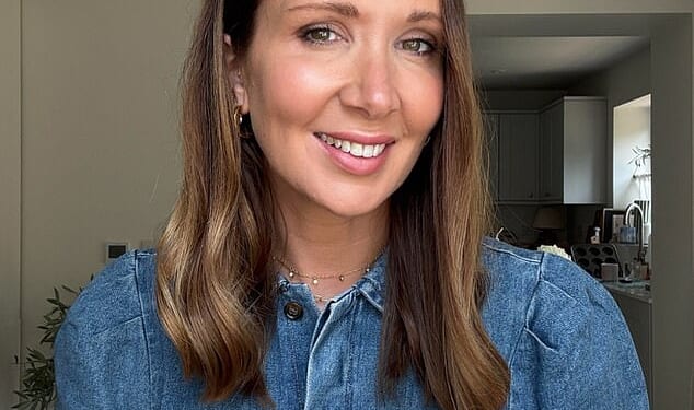 Jessica May (pictured), 36, from Norfolk, was having a 'silly' argument with her mother who then confronted her with some home truths, saying: 'Just because he's having an affair doesn't mean you can speak to me like that!'