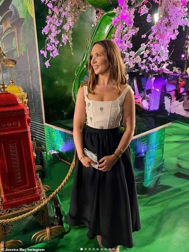 Rushing up the stairs to where her boyfriend of 10 years lay under the duvet hungover, Jessica (pictured) demanded to know if he was cheating, to which he responded with a blunt and simple denial