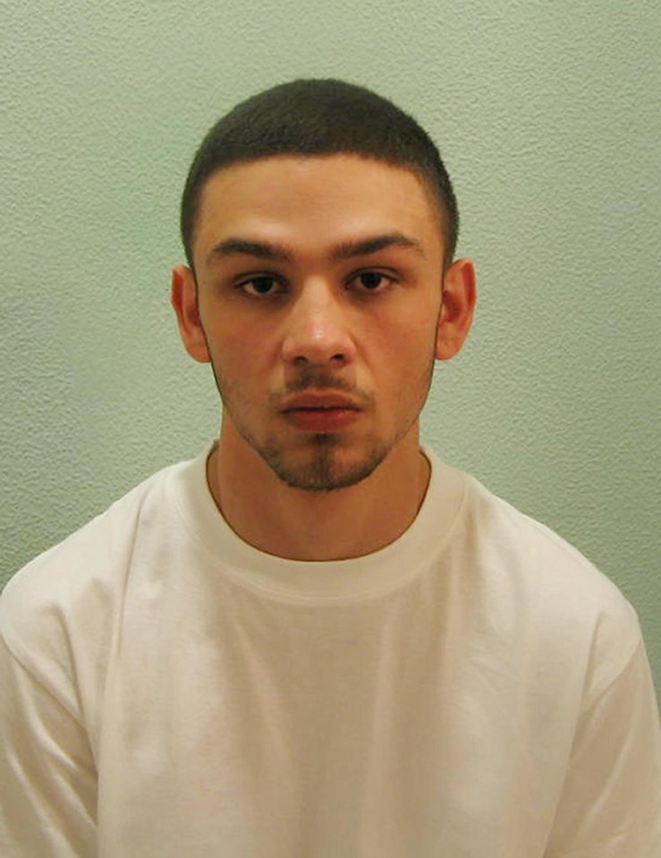 Mugshot of Jake Fahri, found guilty of murdering schoolboy Jimmy Mizen.