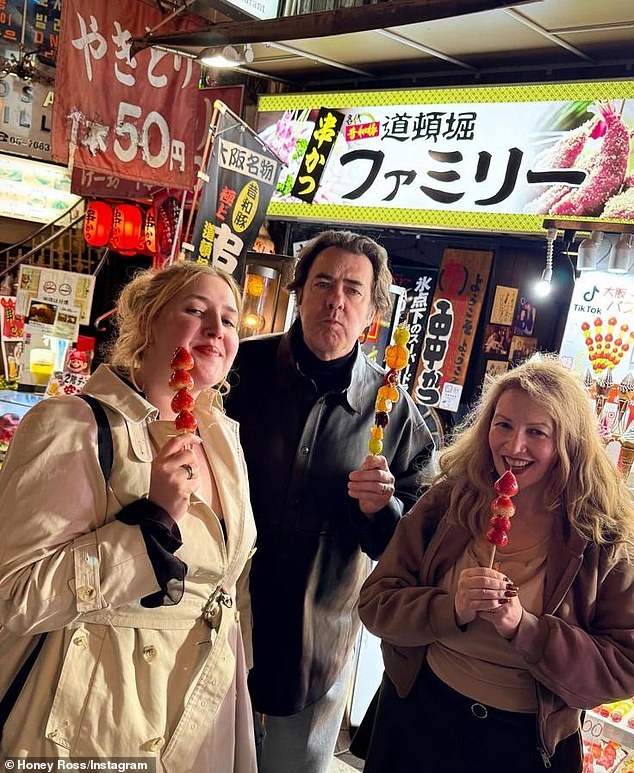 The screenwriter, 55, recently unveiled her new look in a snap from her family holiday, as she joined her husband and daughter Honey at a Japenese market