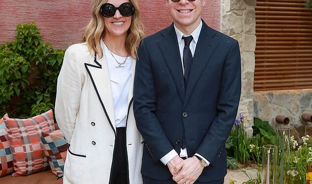 Josh Widdicombe, 42, and producer wife Rose Hanson, 42, (pictured) have paid £2.95million for the five-bed white render home in Exeter, Devon