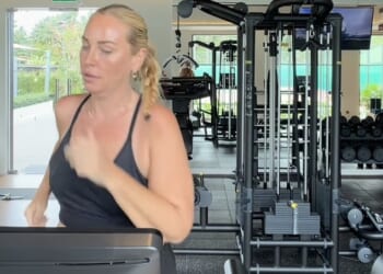 Josie Gibson said she is 'constantly fighting her genetics' as she shared an inspiring workout video to Instagram on Friday amid her lipoedema diagnosis