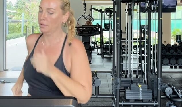 Josie Gibson said she is 'constantly fighting her genetics' as she shared an inspiring workout video to Instagram on Friday amid her lipoedema diagnosis
