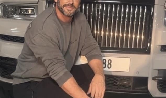 Lee Andrews - the man who swept glamour model Katie Price off her feet - by marrying her after a one week romance in Dubai charges wealthy women £1,000 for 'massage' services