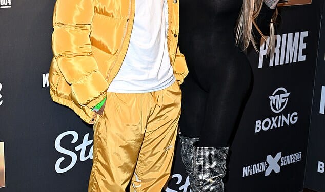 Katie Price's son Junior is reportedly 'fed up with his mum's constant dramas and wants no part in it' after her shock marriage to businessman Lee Andrews (Seen together in 2023)