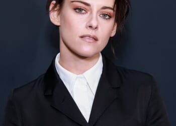 Kristen Stewart has voiced her desire to leave the US to make movies abroad and 'then shove them down the throat of the American people', as she reflected on the changing landscape of Hollywood under Donald Trump (seen this month)