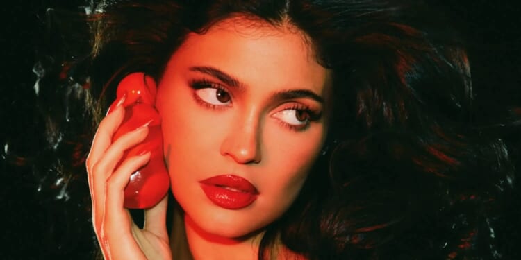 Kylie Jenner channels Britney Spears in red catsuit as she launches new fragrance