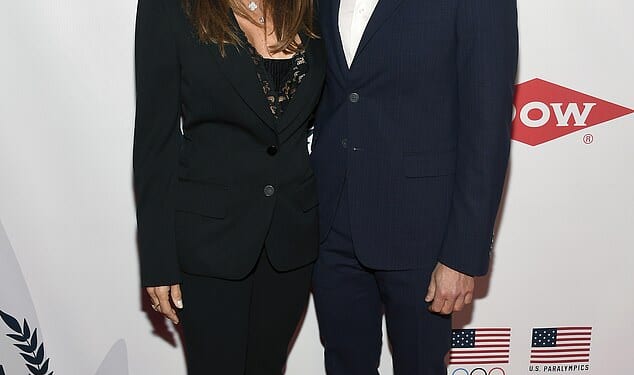 Casey Wasserman with his then-wife Laura Ziffren in 2019. The couple, who married in 2001 and were together for over 20 years, are now divorced