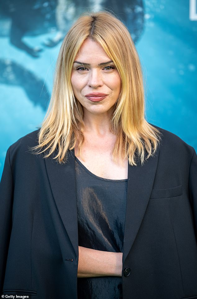 It is unclear whether former pop star Billie, 43, who divorced Laurence in 2016, was contacted by the school or whether she provided consent for the vaccination (seen last year)