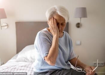 A decline in brain blood flow is a major cause of dementia (including Alzheimer’s, which is linked to high blood pressure), so addressing anything that might be responsible for this is vital (file photo)