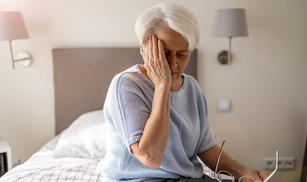A decline in brain blood flow is a major cause of dementia (including Alzheimer’s, which is linked to high blood pressure), so addressing anything that might be responsible for this is vital (file photo)
