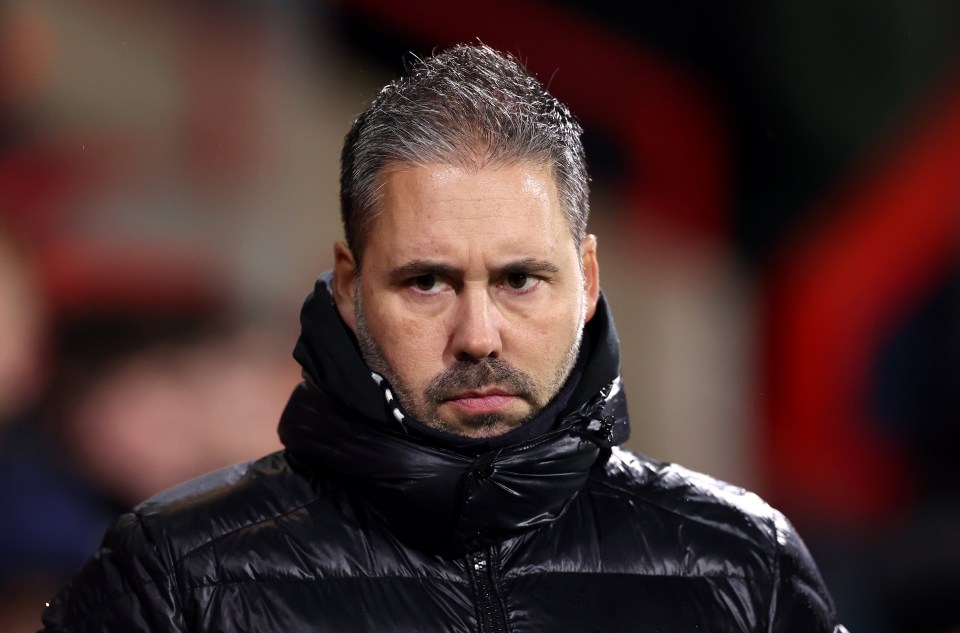 Leicester City Manager Marti Cifuentes looking on.