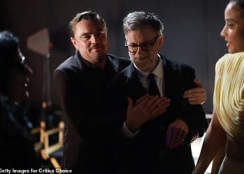 Leonardo DiCaprio's One Battle After Another director Paul Thomas Anderson has claimed the Titanic star's character Jack Dawson should not have died (pictured together this week)