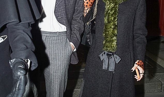 Lily Allen and Jonah Freud arrived together for the Valentino afterparty in Paris on Wednesday as their romance heats up