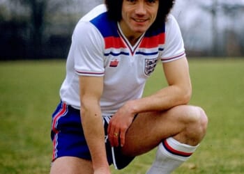 Kevin Keegan played 63 games for England between 1972 and 1982, scoring 21 goals