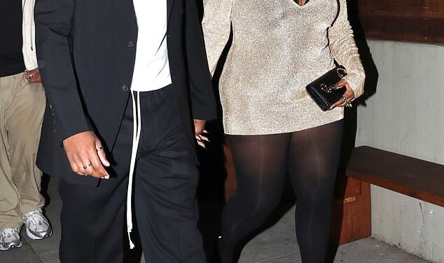 Lizzo stepped out looking confident and radiant as she enjoyed a stylish night out with boyfriend Myke Wright in Los Angeles after attending his art gallery event