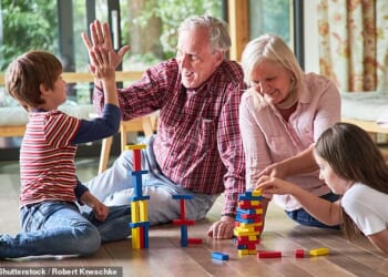 A study has shown that looking after grandchildren significantly raises the risk of depression, especially in older grandparents tasked with looking after demanding youngsters under six