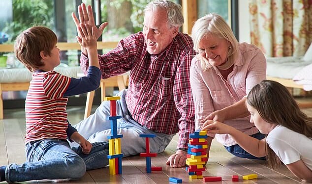 A study has shown that looking after grandchildren significantly raises the risk of depression, especially in older grandparents tasked with looking after demanding youngsters under six