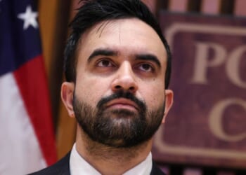 New York mayor Zohran Mamdani looks on at a public safety-announce at New York City Police Department headquarters in New York City on Jan. 6, 2026.