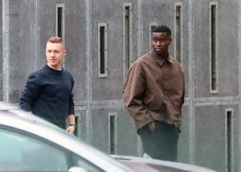 Marc Guehi's private jet was initially forced to abort its landing at Manchester Airport and had to loop over the city centre as he prepares for his Manchester City medical today