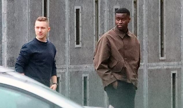 Marc Guehi's private jet was initially forced to abort its landing at Manchester Airport and had to loop over the city centre as he prepares for his Manchester City medical today