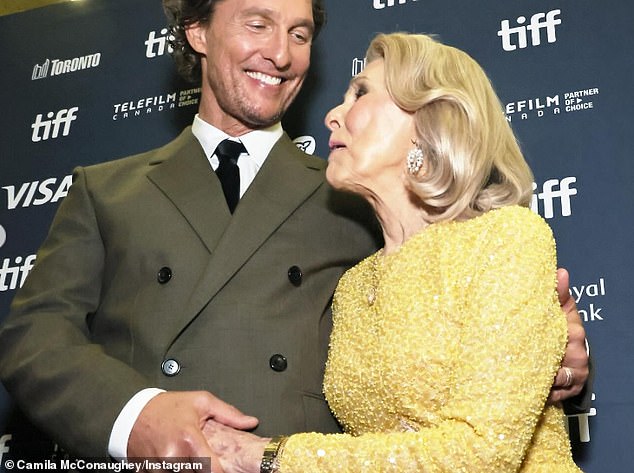 McConaughey revealed to People last year that they barely spoke for eight years 'because she was sharing a lot of that information' with the press