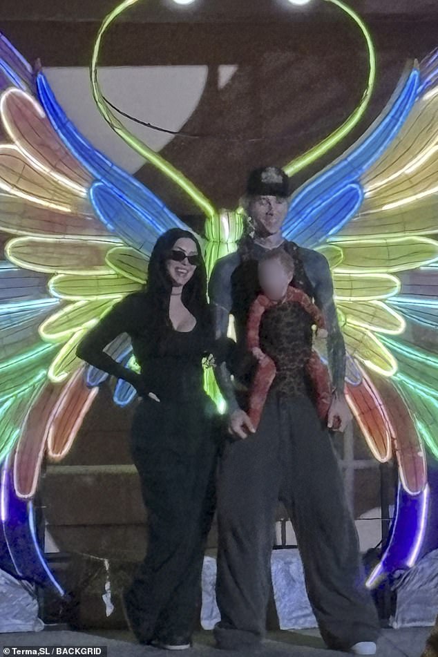 The last time the former couple were pictured together was in Los Angeles back in October as they were joined by toddler daughter Saga Blade