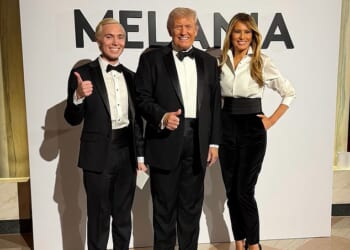 Two years ago I was making TikToks in my East Village apartment. Now I'm in the Red Room, eating a 'MELANIA' biscuit, doing my best not to leave any crumbs