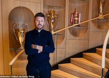 Michael Carrick has been appointed Man United interim head coach after beating Ole Gunnar Solskjaer to the job