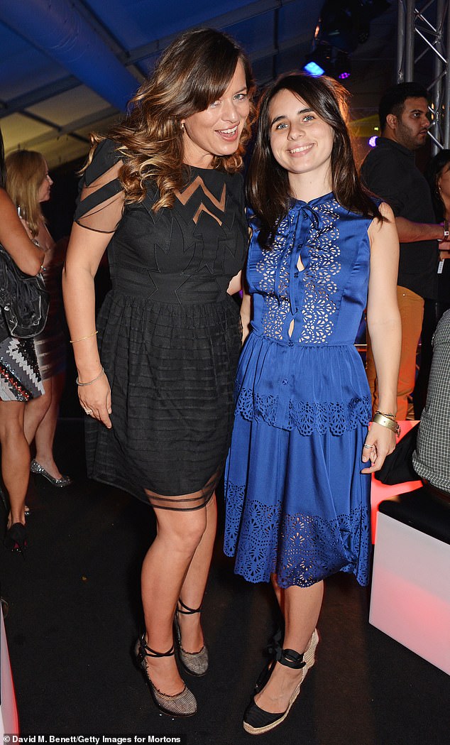 Assisi Jackson with her mother Jade Jackson in London in October 2014