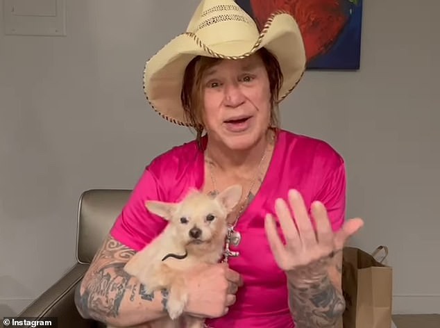 Mickey Rourke, 73, has slammed a $100,000 GoFundMe campaign set up in his name to help prevent his eviction, calling it 'humiliating'