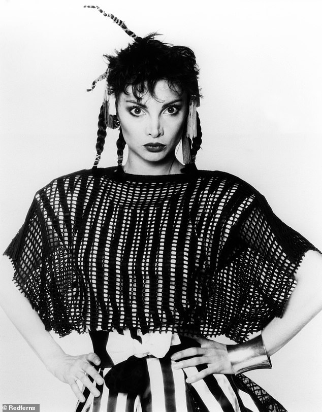 The legendary performer and choreographer is pictured in her younger years