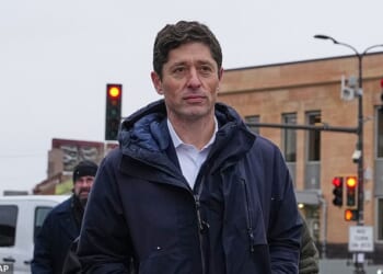 Minneapolis Mayor Jacob Frey is seen Friday, Jan. 16, 2026, in Minneapolis