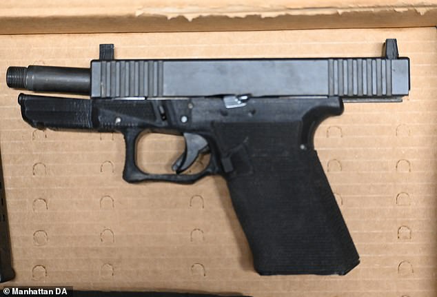 Officers allegedly found a handgun that matched the firearm description of the weapon used to murder Thompson inside Mangione's backpack