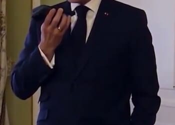 This is the moment Emmanuel Macron woke Donald Trump to deliver news of a potential Ukraine ceasefire - sparking a gleeful response from the US president as he joked: 'Oh good, Nobel Prize for this'