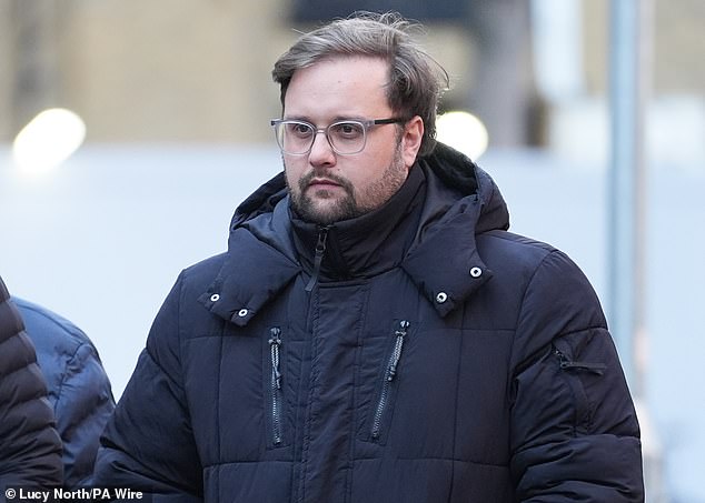 PC Liam Newman, 31, is on trial at Southwark Crown Court after denying causing grievous bodily harm