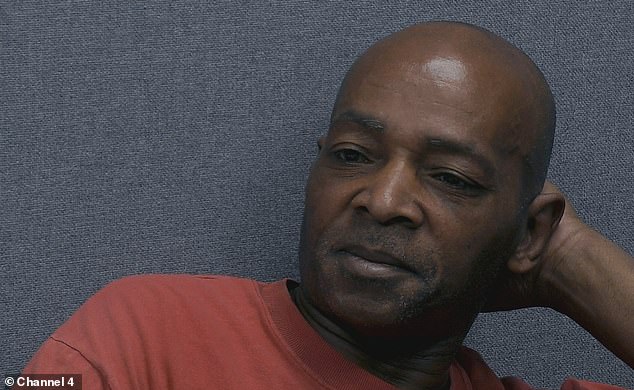 Grimes in a police interview during a 24 Hours in Police Custody episode in October 2021