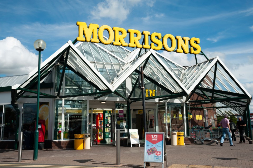 Morrisons supermarket store, UK.