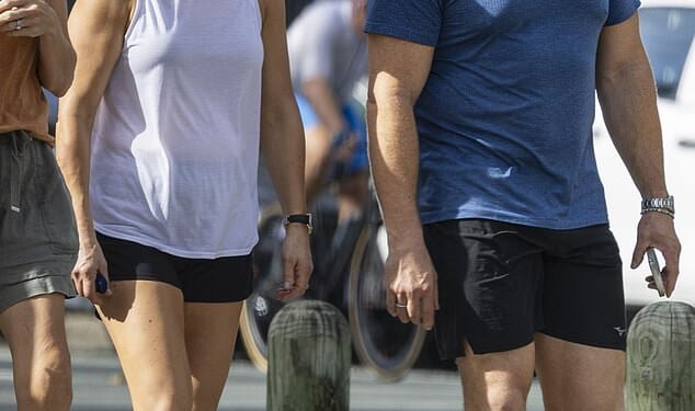 Zara and Mike Tindall pictured strolling on the beach on Australia's Gold Coast this week; the 'most relatable royals' are enjoying their now annual trip Down Under for the polo and showjumping Magic Millions event