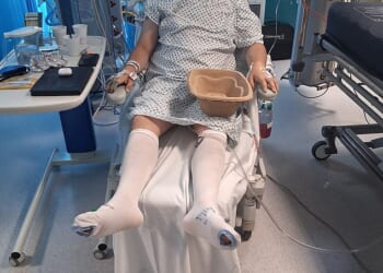 James Wilson (pictured) was involved in a devastating motocross accident which left him paralysed from the waist down