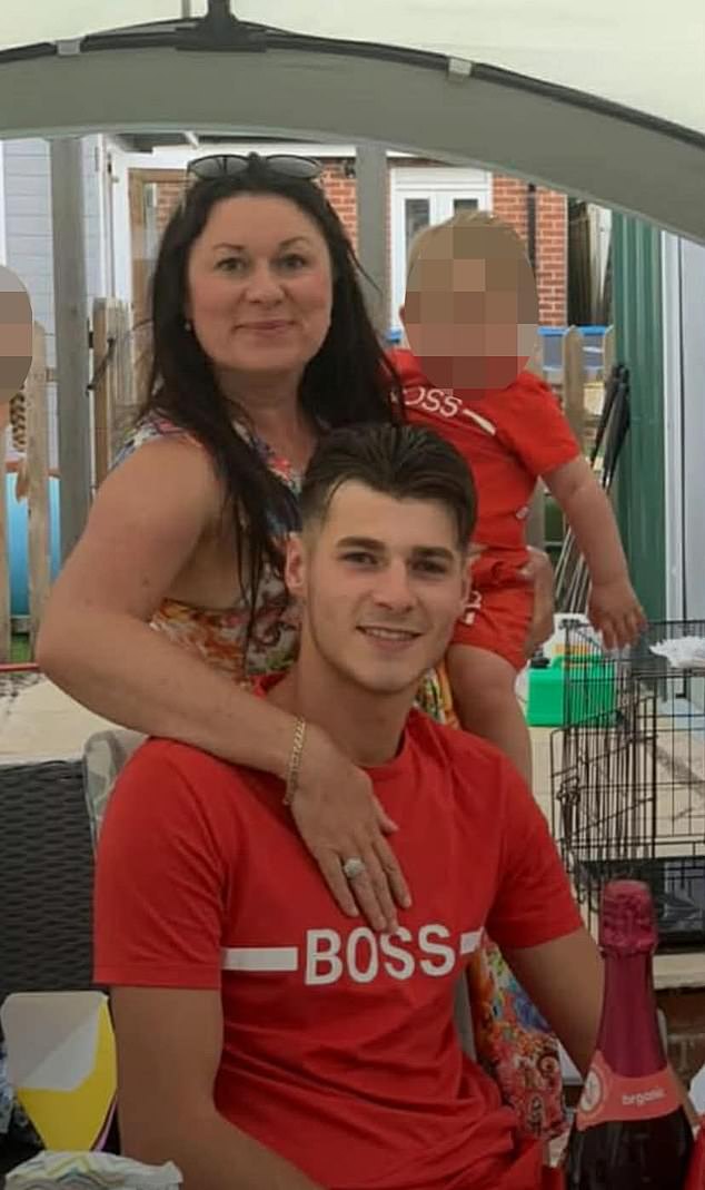 Charlie Sheridan, Blue's mother, said it was an 'insult' that Sadiq Khan was 'celebrating' London's falling homicide rates. Pictured: Blue with his mother Charlie