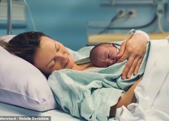 A whistleblower told The Mail on Sunday that staff at Torbay and South Devon NHS Foundation Trust found there was no option to record a baby's biological sex on registration forms hours after they are born (stock image)