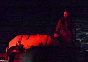 The Royal Navy and EOD officials worked together in the dead of night on Thursday to detonate a 50kg WWII bomb that was discovered on Wednesday