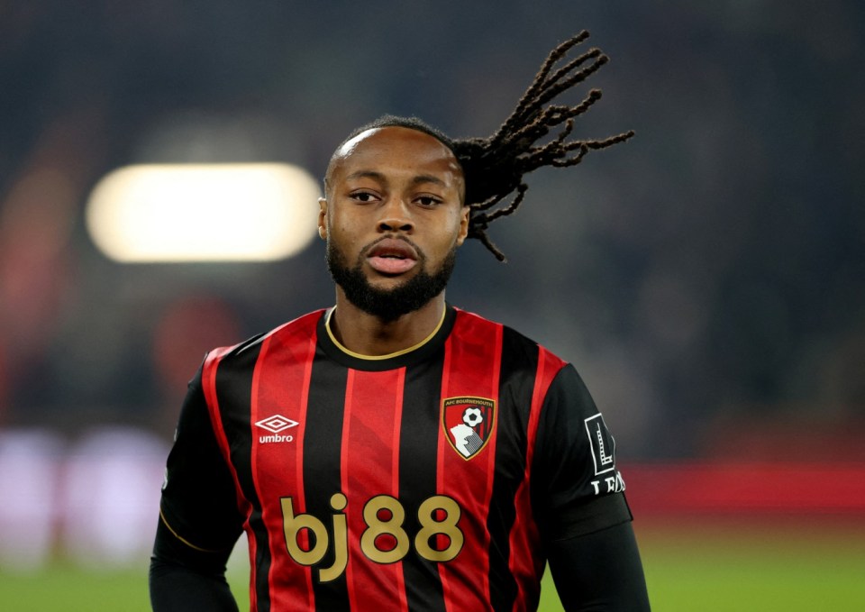 AFC Bournemouth player during a Premier League match.