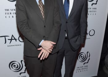 The Safdie brothers' feud allegedly first began after a disturbing incident on the set of their breakout film in 2017, according to a new report (Josh, left, and Benny Safdie pictured in 2020)