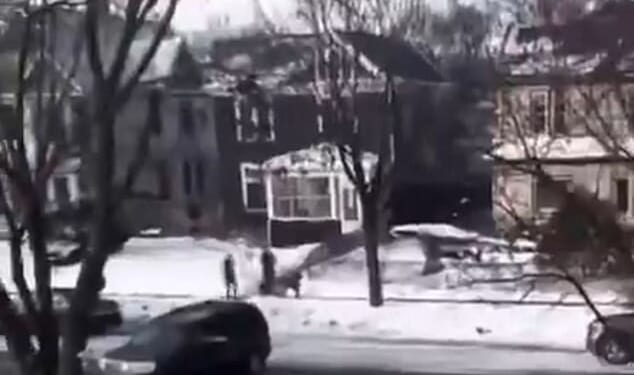 In a new video posted by the Department of Homeland Security, Renee Good is seen parked sideways on Portland Avenue minutes before she was eventually shot