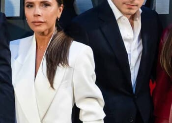 Brooklyn Beckham's claims that his mother Victoria 'hijacked' his first dance at his wedding are at odds with Vogue's official account of the nupitals